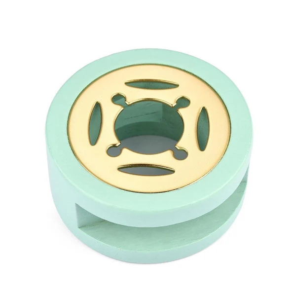 Davetiye Mum Mühürü Uygulama Seti Su Yeşili Renk 355 Dal Yaprak - 10