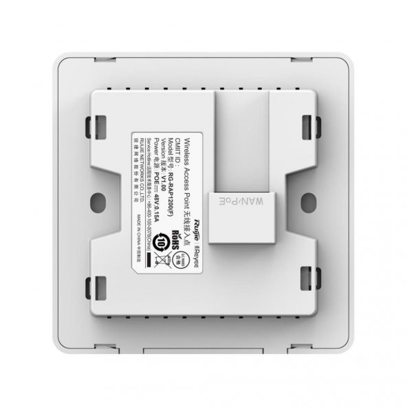 Reyee RG-RAP1200(F)İç Ortam Access Point-Dual-band 867Mbps at 5GHz+400Mbps at 2.4GHz, 2Fast Ethern Po - 3