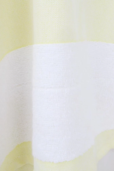 %100 Pamuk 50x65 Çocuk Kapüşonlu Panço - Resim 2