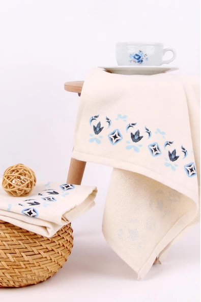 %100 Pamuk 40x65 Mutfak Kurulama Havlusu - Resim 2