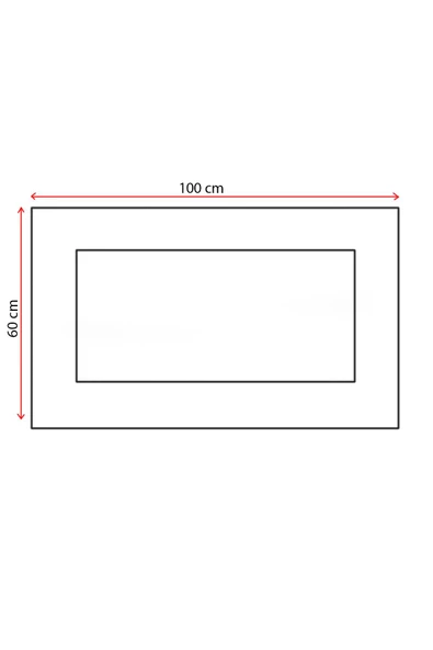 %100 Pamuk 60x100 Banyo Paspası - Resim 5