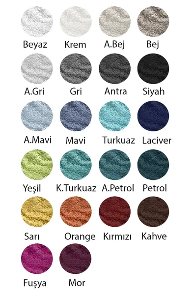 %100 Pamuk 60x60 Banyo Paspası - 5