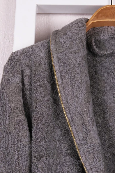 Microcotton Bayan Şalyaka Bornoz - Resim 3