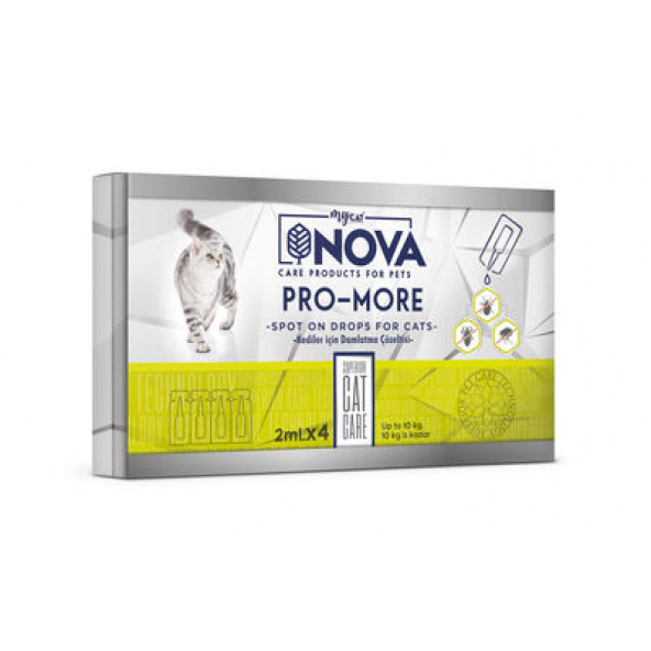 Mycat Nova kedi ense damlası (2mlx4 adet) 10kg'a kadar