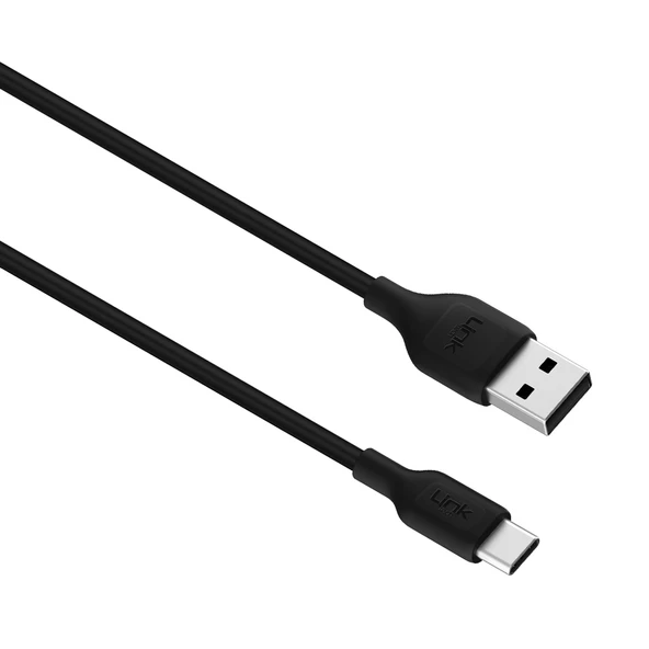 LinkTech C483e 12W 2x USB + Type-C USB Kablo Araç İçi Şarj Aleti Set Siyah - 6
