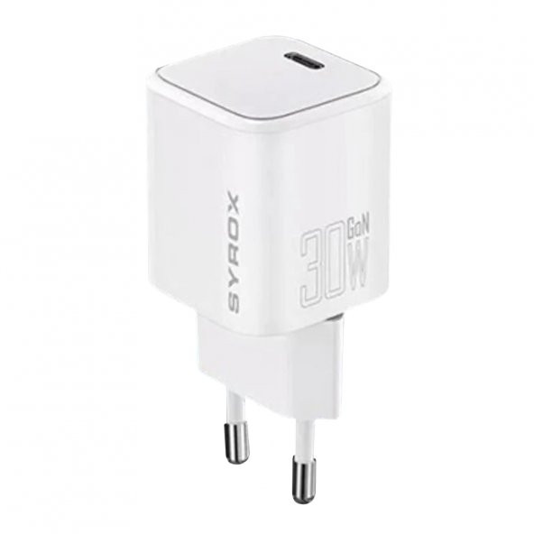 Syrox GAN30L SuperFast 30W GaN Type-C to Lightning Kablolu Şarj Aleti - 2