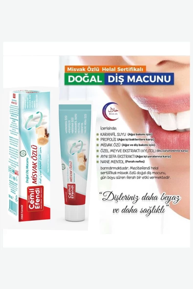 3 Adet Misvak Özlü Karanfil Sulu Diş Macunu 100 Ml - 4