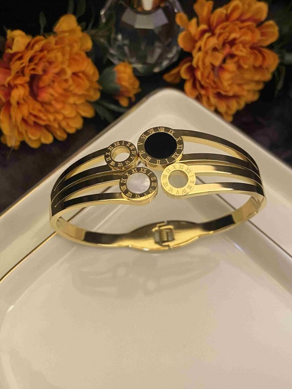 Aksesuar Çarşısı Sedef Taşlı Marka Kelepçe ürün görseli