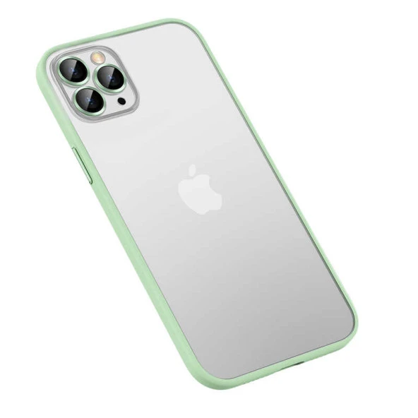 Apple iPhone 13 Pro Kılıf Zore Retro Kapak  Yeşil
