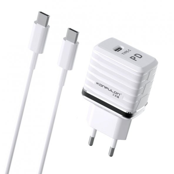 C32D 20W PD Şarj Cihazı + DC15 5A Type-C Kablo