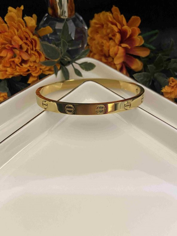 Aksesuar Çarşısı Cartier Model Gold Kelepçe - 2