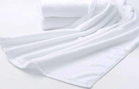 Nevresim Dünyası 6lı Otel Tipi 90x150 Banyo Havlusu Beyaz - 6