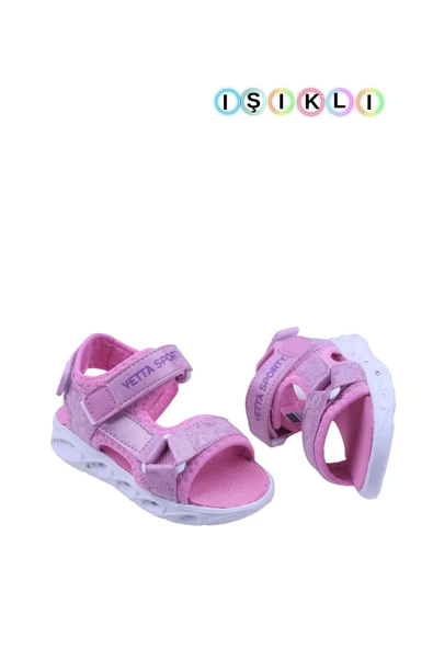 Walkenzo Vetta-103 Kız Çocuk Işıklı Anatomik Sandalet ürün görseli 1