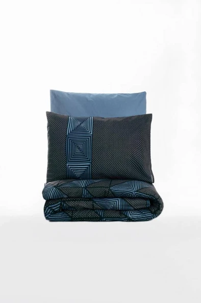 Cotton Box Dark Çift Kişilik Nevresim Takımı Armor Siyah - 3