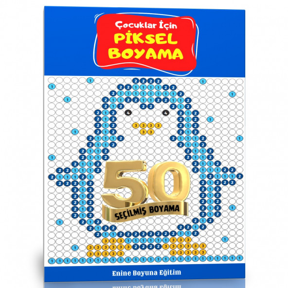 Çocuklar İçin Piksel Boyama Kitabı - 1