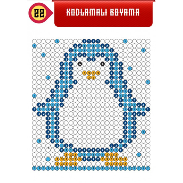 Çocuklar İçin Piksel Boyama Kitabı - 5