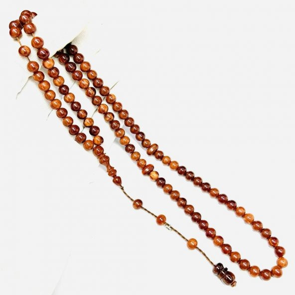 Küre Model Sistemli 7-6mm 99 Habbe Kanayan Bağa Katalin Tesbih - Resim 2