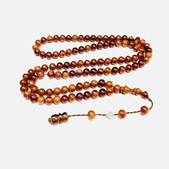 Küre Model Sistemli 7-6mm 99 Habbe Kanayan Bağa Katalin Tesbih - Resim 3