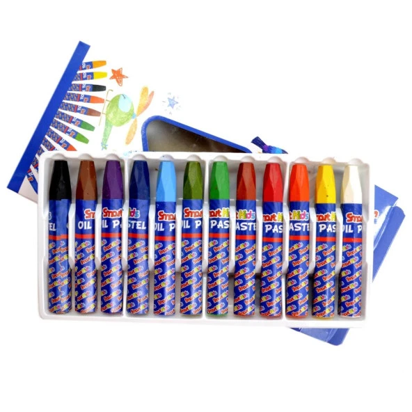 Smart Kids Pastel Boya 12 Renk Pastel Boya - 2
