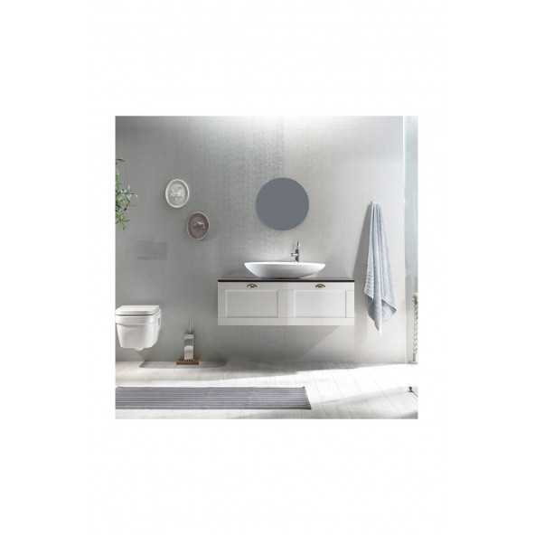 Turkuaz Olive 75x38.5 cm Tezgah Üstü Lavabo - 4