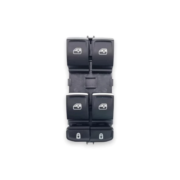 Skoda Superb 3 2016-2019 Sol Ön Kapı Cam Düğmesi Kromlu 3G0959857C - Resim 5