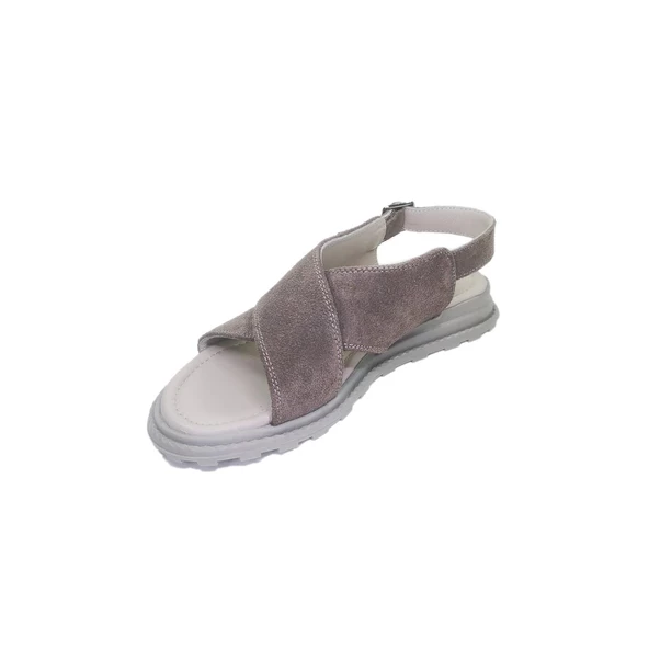 Janestt Kadın Süet Deri Sandalet 438-S-6 - 4