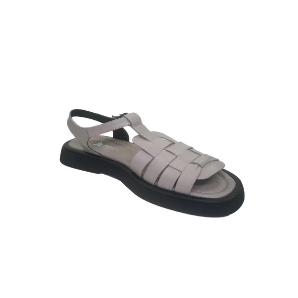 Janestt Kadın Deri Sandalet 106-20746 - 9