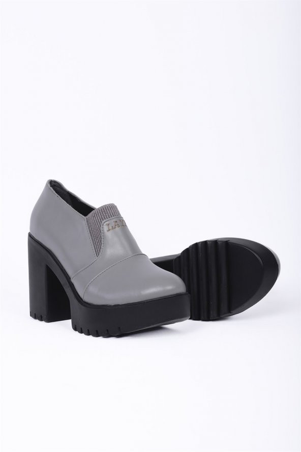 Lisandro Gri Renkli Kalın Tabanlı Klasik Kışlık Bot - 4