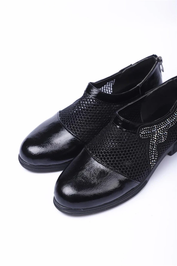 Emma Önü Kapalı Siyah Renk Bayan Babet - 4