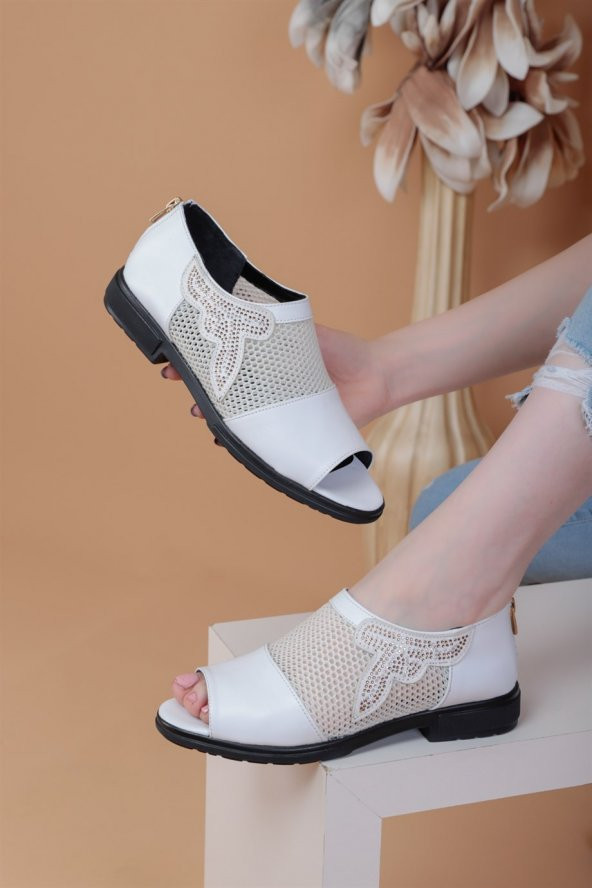 Emma Beyaz Bayan Babet - 6