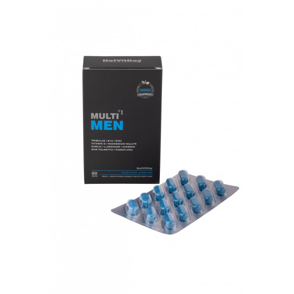 Natvitday Multi Men Multivitamin Içeren Kapsül Takviye Edici Gıda 60 Kapsül - 2