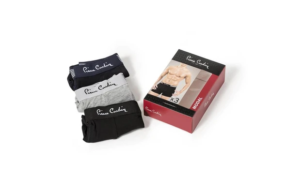 Pierre Cardin Erkek 3'lü Stretch Boxer - 7