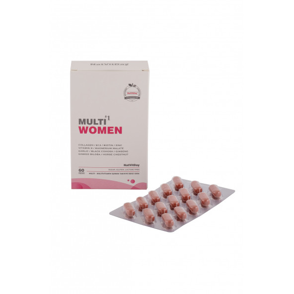 Natvitday Multi Women Multivitamin Içeren Kapsül Takviye Edici Gıda 60 Kapsül - 2