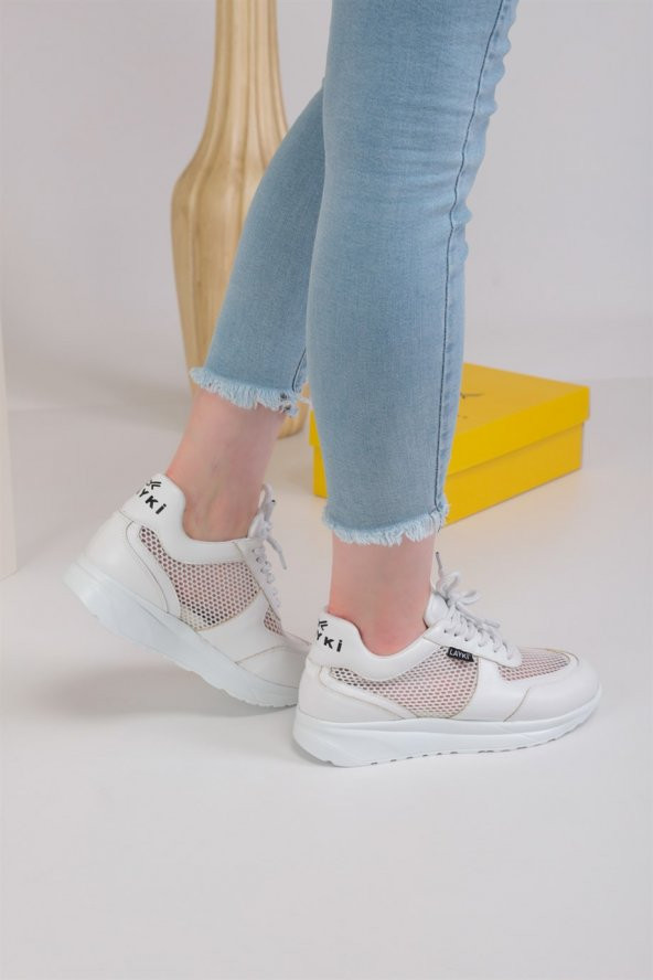 Violet Beyaz Renkli Kadın Sneaker - 3