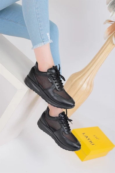 Violet Siyah Renkli Kadın Sneaker - 3