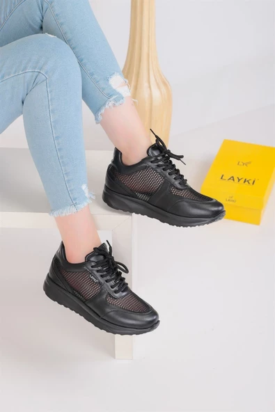 Violet Siyah Renkli Kadın Sneaker - 4