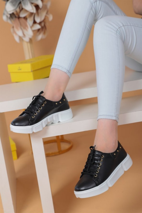 Keny Siyah Spor Ayakkabı - 2