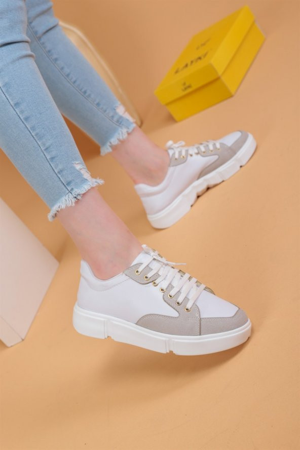 Lofft Beyaz Bayan Sneaker - 2
