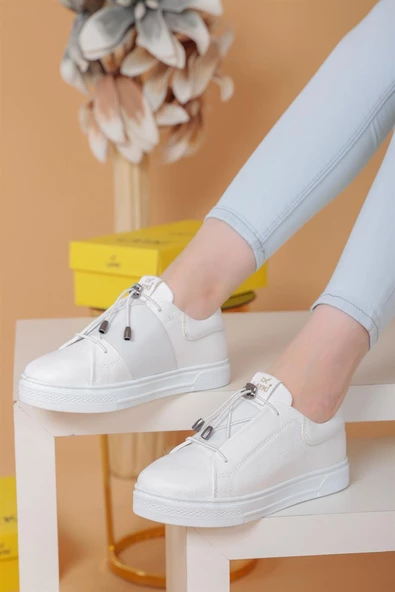 Alvaro Beyaz Renkli Sneaker - 5