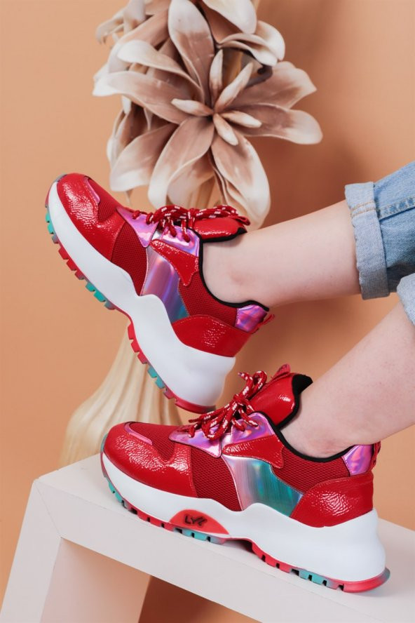 Gillian Kırmızı Renkli Kadın Spor Ayakkabı - 2