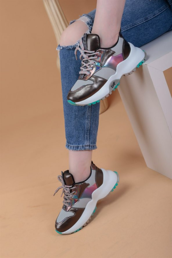 Gillian Gri Renkli Kadın Spor Ayakkabı - 2