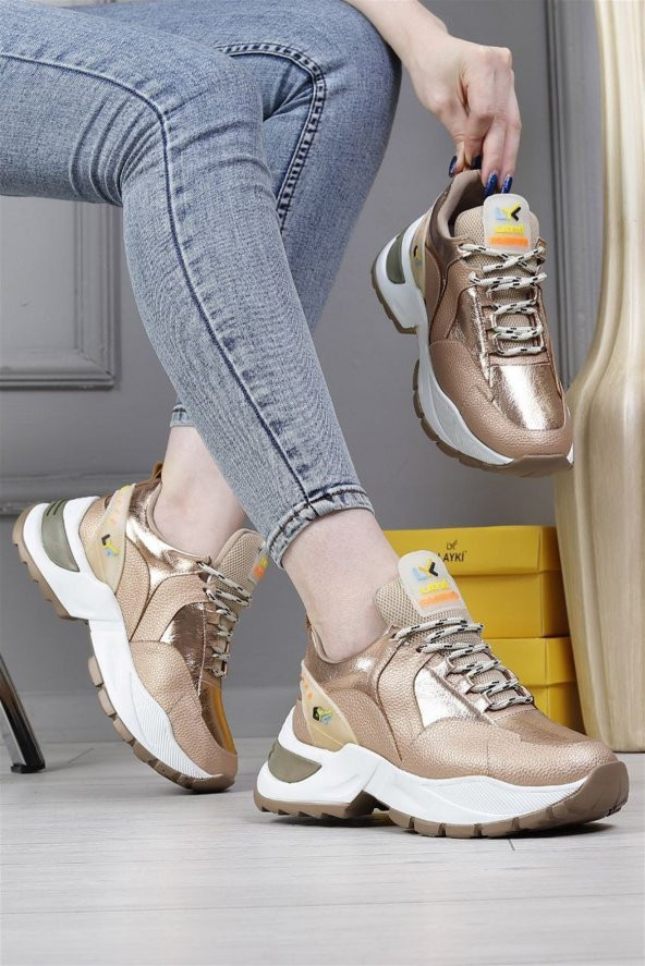 Antoni Bronz Renkli Kadın Spor Ayakkabı