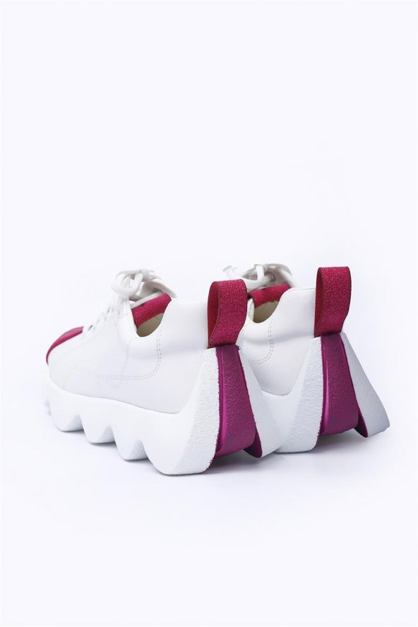 Kosta Fuşya Renkli Kadın Günlük Spor Ayakkabı - 3