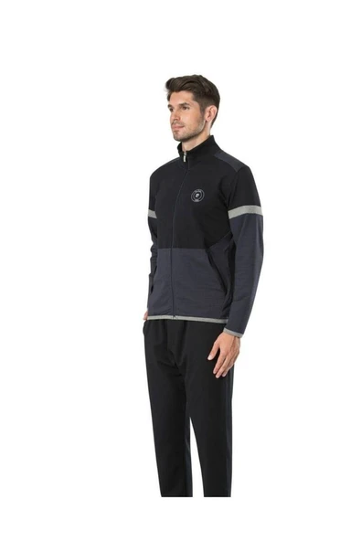 Pierre Cardin Erkek Fermuarlı Eşofman Takımı - Resim 1