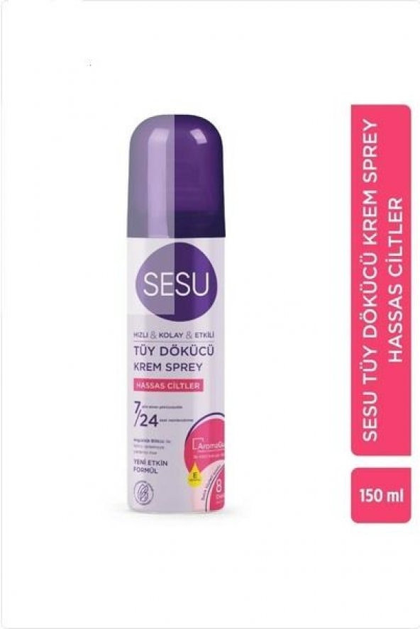 Sesu Tüy Dökücü Köpük 150ml Hassas Ciltler