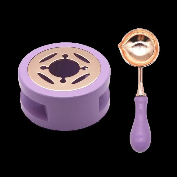 Davetiye Mum Mühürü Uygulama Seti Lavanta Renk 870 With Love - Resim 11