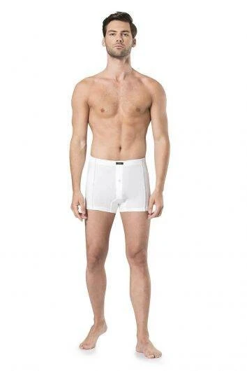 Pierre Cardin Erkek  Penye Beyaz Boxer (2'Li) - 6