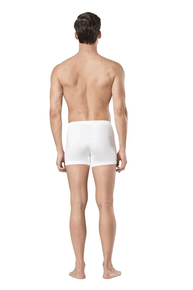 Pierre Cardin Erkek  Penye Beyaz Boxer (2'Li) - 4
