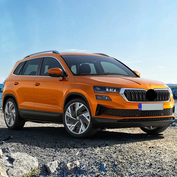 Skoda Karoq 2022-2025 Tekerlek Bijon Kapağı Gri 5 adet 1Z0601173 - 2