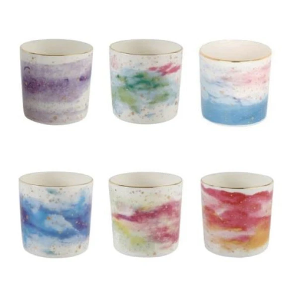 Porland Cosmos Serisi 6 Adet Porselen Bardak Seti 230cc